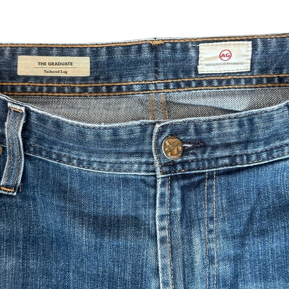 AG Adriano Goldschmied The Graduate Tailored Stretch Denim Jeans Men’s 38x28 - Picture 3 of 7